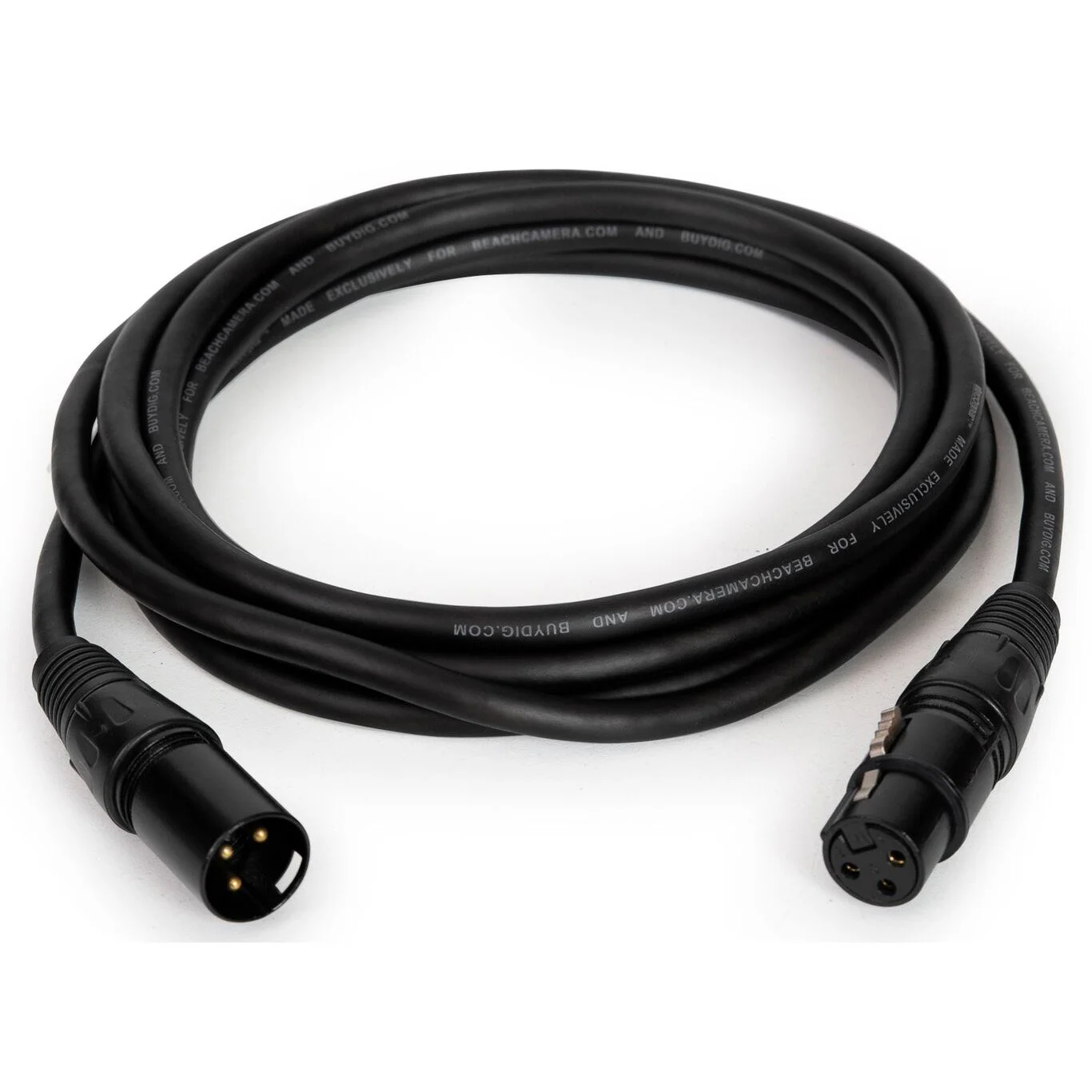 Deco Gear XLR 10' Male to XLR Female 16AWG Gold Plated Cable - Image 10