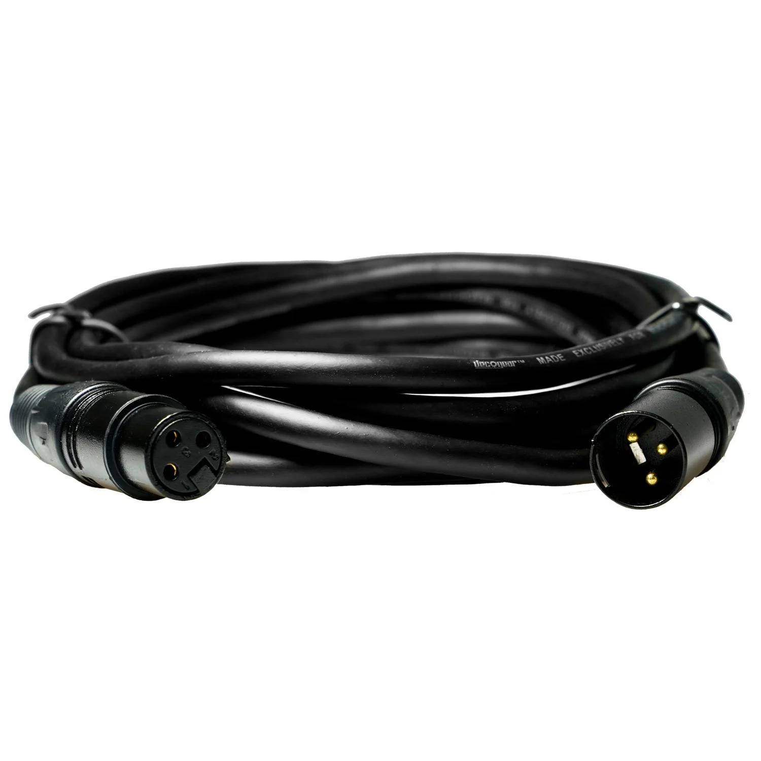 Deco Gear XLR 10' Male to XLR Female 16AWG Gold Plated Cable - Image 4